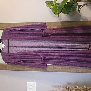 Purple Sarah LuLaRoe Duster Cardigan
